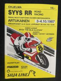 Syys - RR 1987 - käsiohjelma