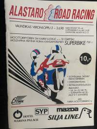 Alastaro road racing 1990 - käsiohjelma