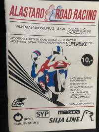 Alastaro road racing 1990 - käsiohjelma