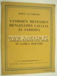 Vanhojen mestarien hengellisiä lauluja ja aarioita Andliga sånger och arior av gamla mästare