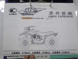 Kymco MX ER 125 LA25AD(FL) sep/05/2002 Parts Catalogue -varaosaluettelo