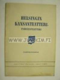 Helsingin Kansanteatteri - Työväenteatteri (Ylkioppilastalossa) Näytäntökausi 1949-1950 -ohjelmakirja