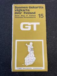Suomen tiekartta GT 15 1976
