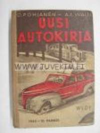 Uusi Autokirja v. 1945 painos (sisältää 40 sivua puu- ja hiilikaasuttimista)