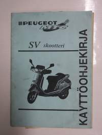 Peugeot SV skootteri -käyttöohjekirja