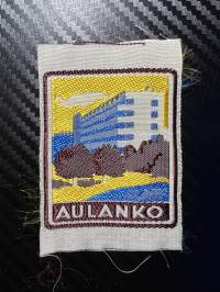 Aulanko -kangasmerkki / matkailumerkki / hihamerkki / badge -pohjaväri valkoinen