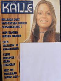 Kalle 1974 nr 4 -aikuisviihdelehti / adult graphics magazine