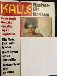 Kalle 1975 nr 8 -aikuisviihdelehti / adult graphics magazine