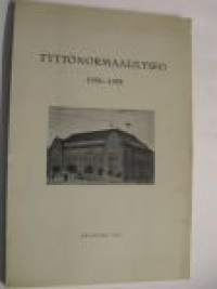 Tyttönormaalilyseo Helsinki 1938-1939 