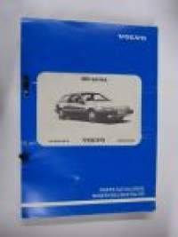 Volvo 480 Series 1991- Parts Catalog -varaosaluettelo englanniksi