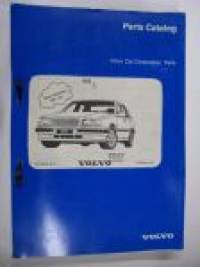Volvo 850 Series 1993- Parts Catalog -varaosaluettelo englanniksi
