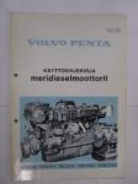 Volvo Penta MD100B, TMD100A, MD120A, TMD120A, TAMD120A meridieselmoottorit -käyttöohjekirja