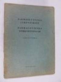 Farmaseuttisia lyhennyksiä / Farmaseutiska förkortningar