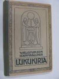 Valistuksen isänmaallinen lukukirja, kansikuvitus Onni Muusari