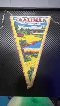 Vaalimaa Suomi -Finland -matkailuviiri, iso koko / souvenier pennant