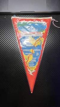 Vogelfluglinie Deutschland - Dänemark -matkailuviiri, iso koko / souvenier pennant