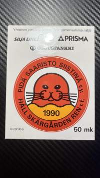 Pidä saaristo siistinä r.y -tarra