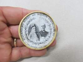 Stockholms Konst- och Industri Utställning 1897 -handspegel / souvenir -Tukholman Taide- ja teollisuusnäyttely, matkamuisto, käsipeili 