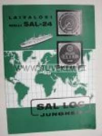 SAL LOG Jungner SAL-24 laivaloki -käyttöohjekirja 