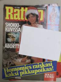 Ratto 1981 nr 12 -aikuisviihdelehti / adult graphics magazine