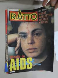 Ratto 1987 nr 8 -aikuisviihdelehti / adult graphics magazine