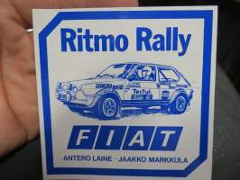 Fiat Ritmo Rally - Antero Laine - Jaakko Markkula -tarra