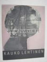 Kauko Lehtinen Sara Hildénin taidemuseo / Turun Taidemuseo 1983 -näyttelyjulkaisu