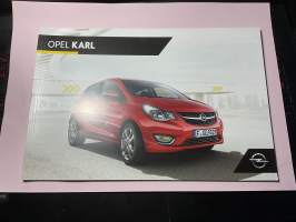 Opel Karl 2017 -myyntiesite / sales brochure