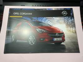 Opel Corsavan 2016 -myyntiesite / sales brochure