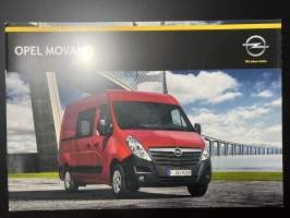 Opel Movano 2014 -myyntiesite / sales brochure