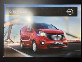 Opel Vivaro 2016 -myyntiesite / sales brochure