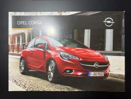 Opel Corsa 2016 -myyntiesite / sales brochure