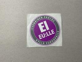 EI EU:LLE  -tarra