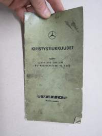 Mercedes-Benz 311, 312, 321, 322, O 319, O 321, H-O 321, HL-O 317 ruuvien ja mutterien kiristystiukkuudet