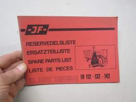 JF FH 112 - 132 - 142 -Reservedelsliste / Ersatzteilliste / Spare parts list / Liste de piecés -varaosaluettelo