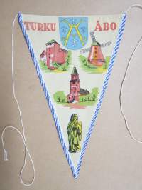 Turku -matkailuviiri, arviolta 1960-luvun alkuvuosilta