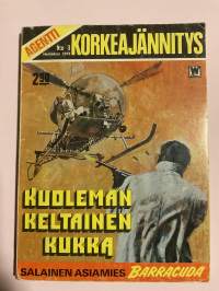 Agentti Korkeajännityssarja 1973 nr 3 - Kuoleman keltainen kukka