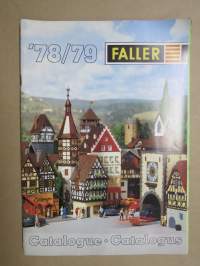 Faller 1978/79 -catalogue in english / catalogus