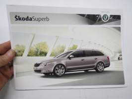 Skoda Superb 2011 -myyntiesite, ruotsinkielinen