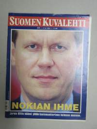 Suomen Kuvalehti 1994 nr 24, 17.6.1994, kansikuva Nokian ihme - Jorma Ollila, Sirpa Pietikäinen, Vakooja-Jartsevien salattu elämä, ym.