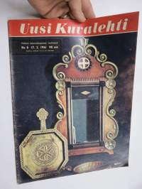 Uusi Kuvalehti 1961 nr 8, 17.2.1961, Tove Jansson - Muumi sarjakuva, Margariini-kohu - salaperäinen Unilever, Rajaseutupappi Jorma Kauko, Lapua, Maahengen temppeli