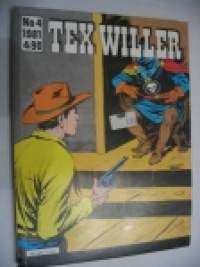 Tex Willer 1981 nr 4 Rautanaamion tuho