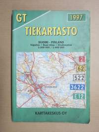 Suomi - Finland GT 2000 Tiekartasto - Vägatlas - Road atlas - Strassenatlas