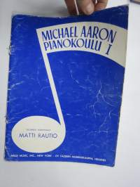 Michael Aaron pianokoulu I