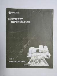 Finnair Cockpit Information huhtikuu 1981 -yhtiön sisäinen julkaisu
