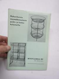 Nykylanka Oy (Ohkola) - myymäläsisustusta putki- ja lankalalusteilla -tuoteluettelo