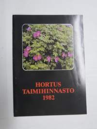 Hortus 1982 Taimihinnasto