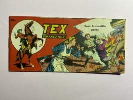 Tex seikkailu 1960 nr 7 Sam Truscottin petos (8. vuosikerta) -sarjakuva / comics