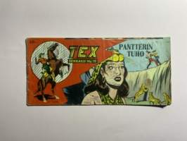 Tex seikkailu 1960 nr 19 Pantterin tuho (8. vuosikerta) -sarjakuva / comics