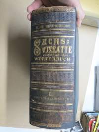 Sachs Villatte Encyclopädisches Wörterbuch II Deutsch - Französich, Grosse Ausgabe -sanakirja ranska-saksa